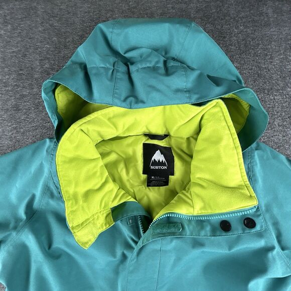 Burton Elodie Jacket Teen Girls Sz 18 XL Turquoise Dryride Snowboard Ski Winter - Picture 3 of 12